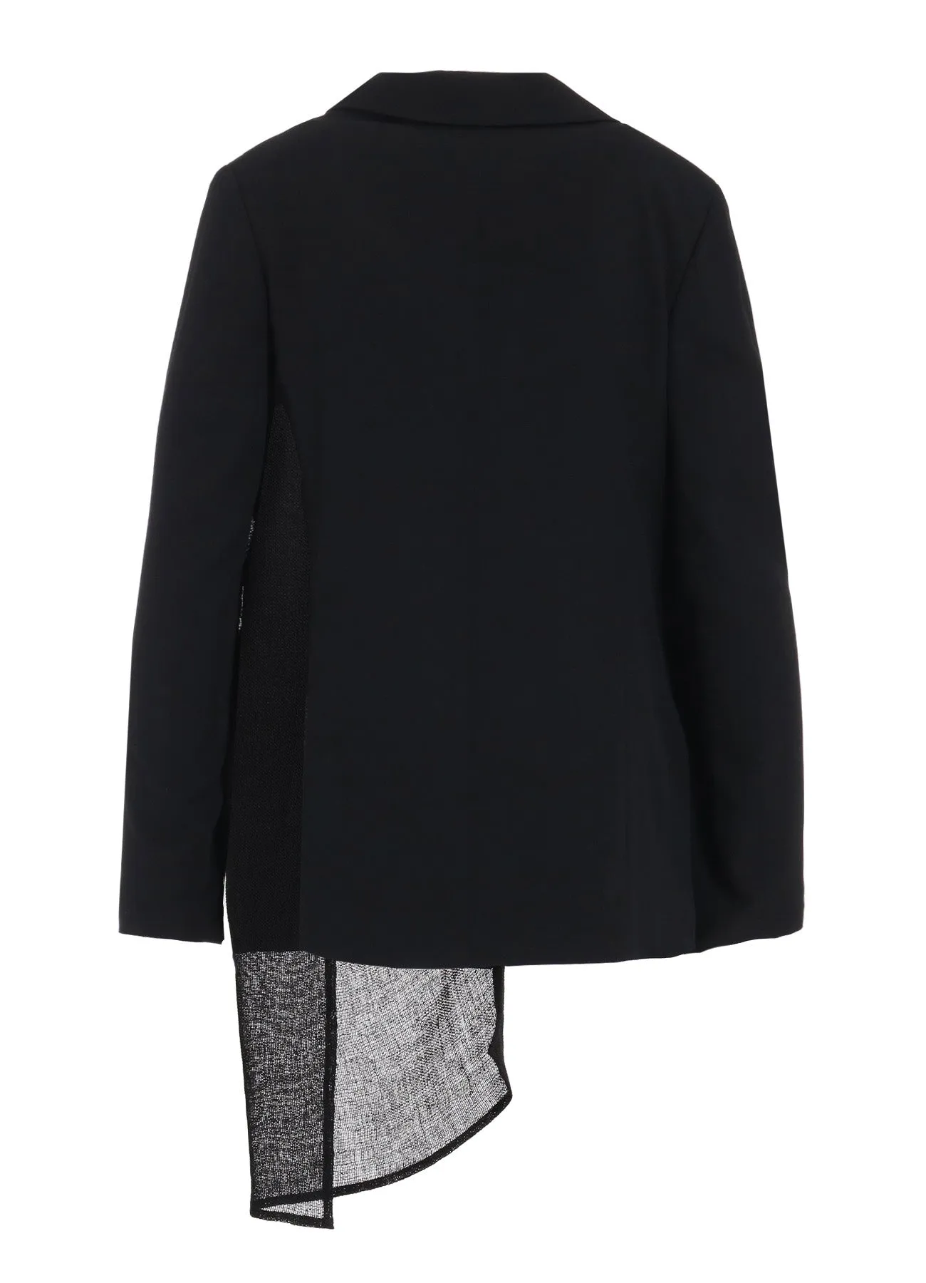 WOOL GABARDINE LEFT DOUBLED JACKET sold by Yohji Yamamoto product image thumbnail 3