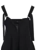 RY/LI CANVAS SIDE BUTTON SHOULDER STRAP DRESS sold by Yohji Yamamoto
