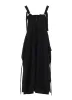 RY/LI CANVAS SIDE BUTTON SHOULDER STRAP DRESS sold by Yohji Yamamoto