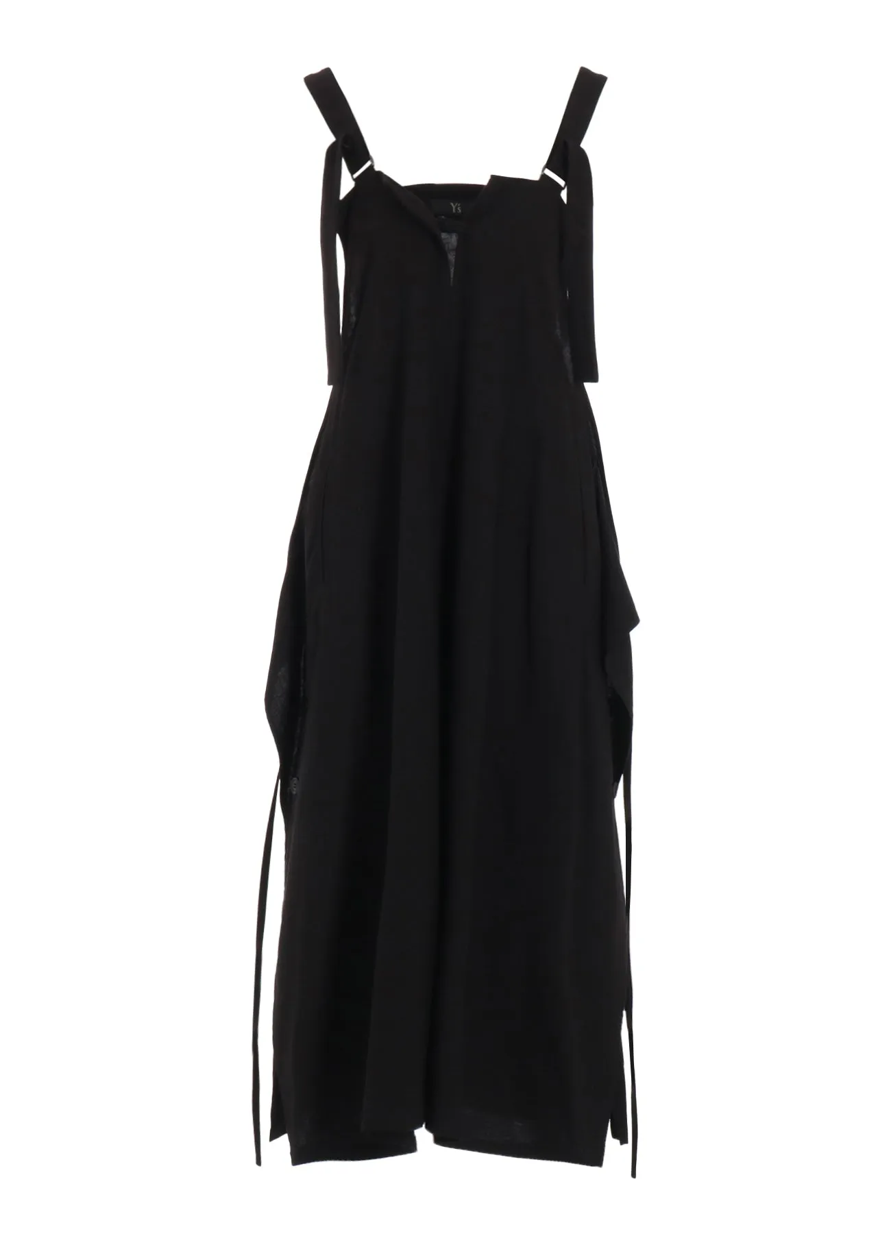 RY/LI CANVAS SIDE BUTTON SHOULDER STRAP DRESS sold by Yohji Yamamoto product image thumbnail 2