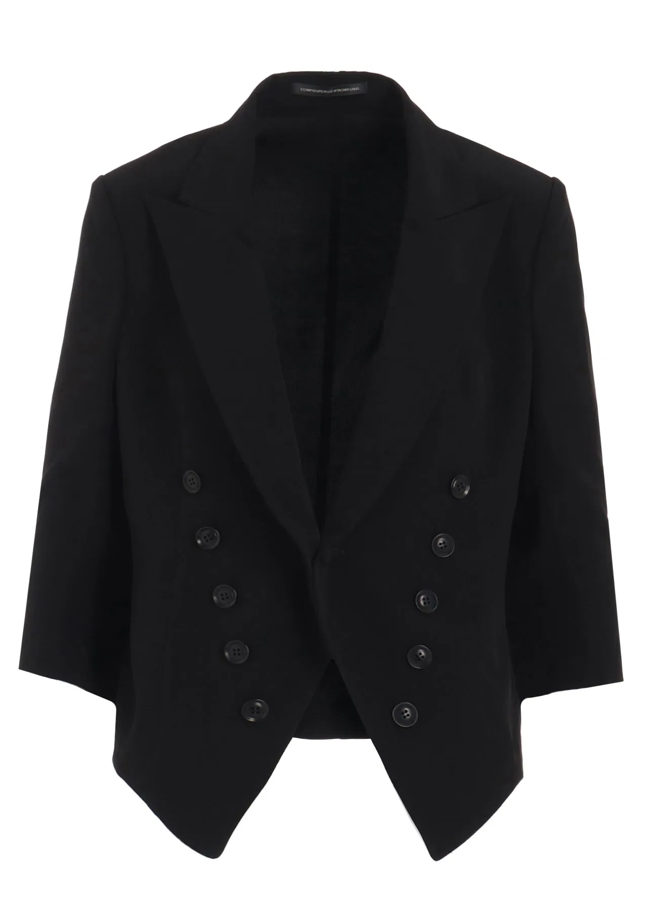 CREPE de CHINE FRENCH TAIL JACKET sold by Yohji Yamamoto product image thumbnail 2