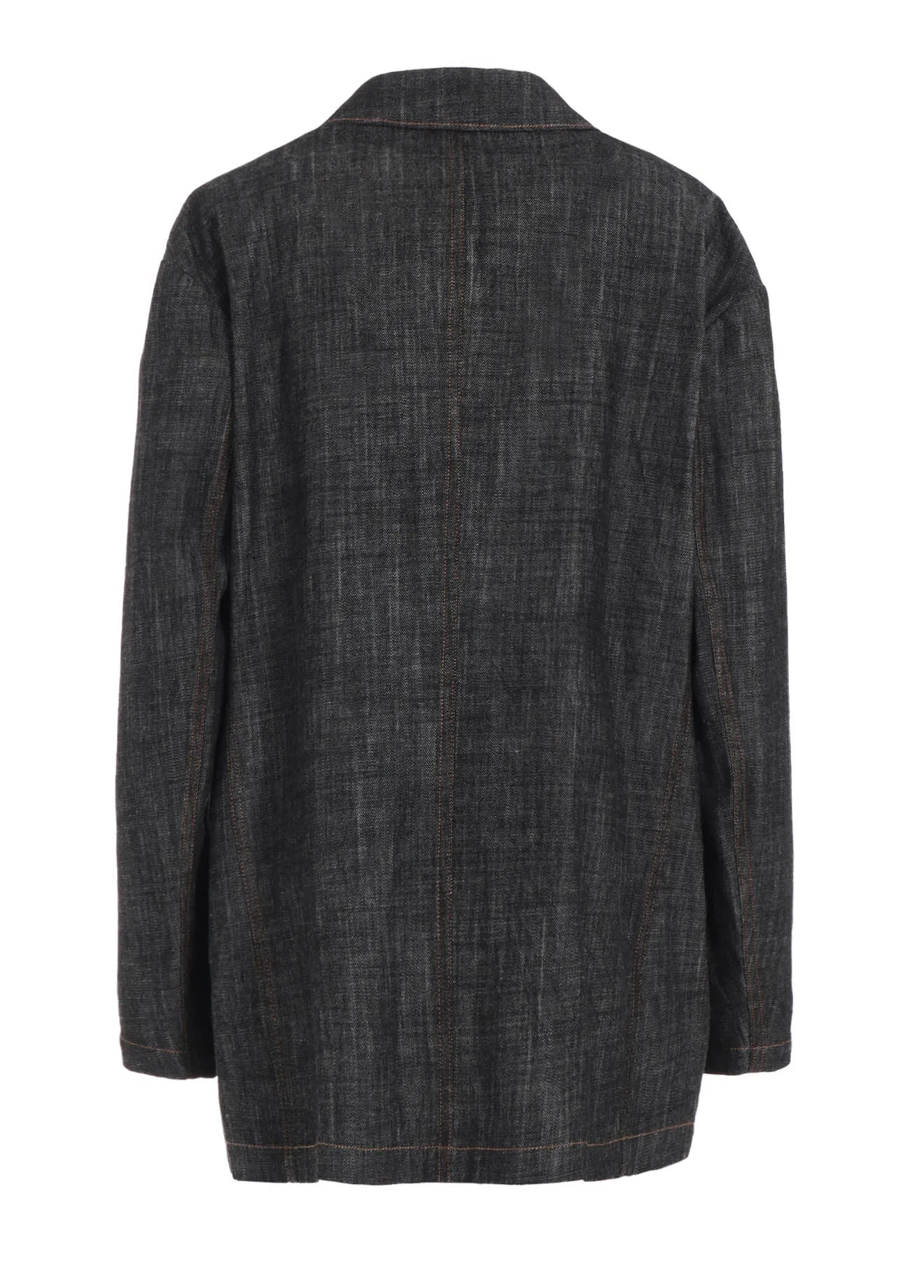 8OZ DENIM PEAKED LAPEL JACKET sold by Yohji Yamamoto product image thumbnail 3