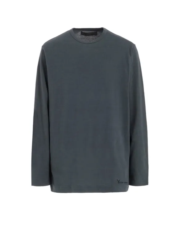 Y's for men LOGO PRINT LONG SLEEVE T-SHIRTS sold by Yohji Yamamoto