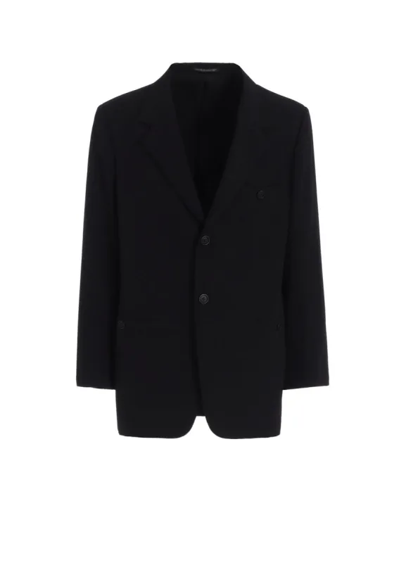 WOOL GABARDINE PARALLEL PANELED JACKET sold by Yohji Yamamoto