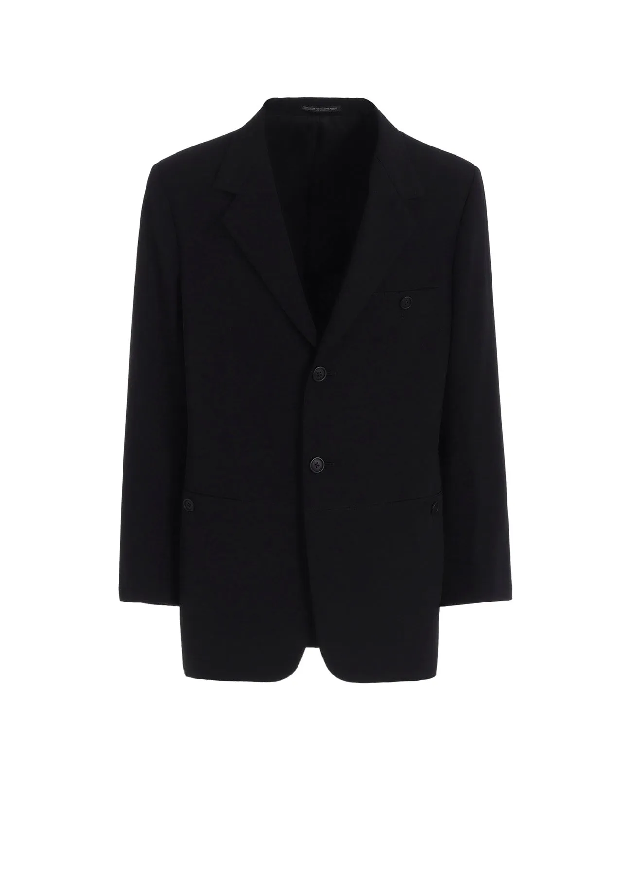 WOOL GABARDINE PARALLEL PANELED JACKET sold by Yohji Yamamoto