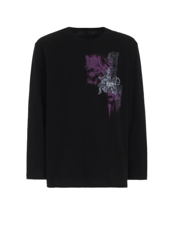 "THE ANGELS" GRAPHIC LONG-SLEEVED T-SHIRT sold by Yohji Yamamoto