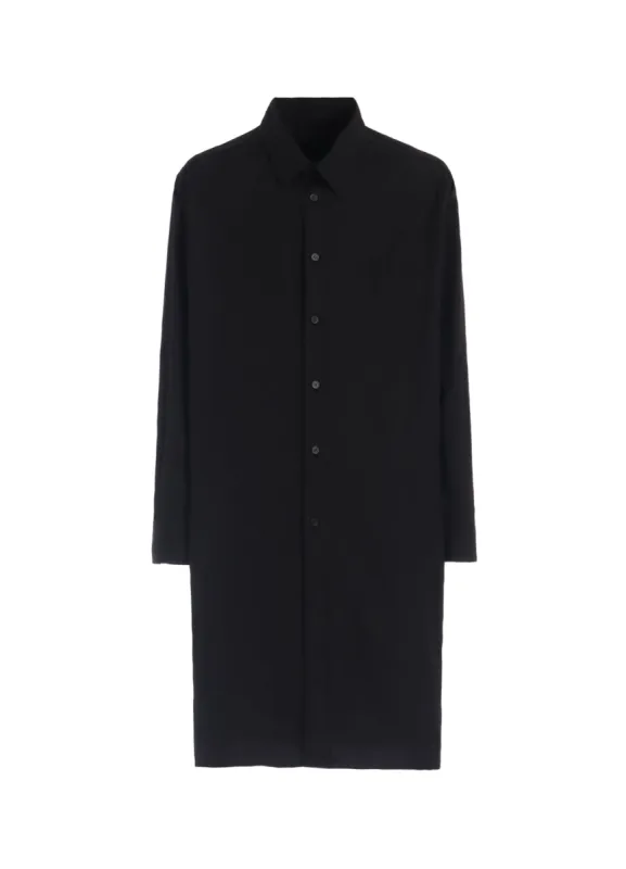 COTTON BROAD BUTTON SLITS LONG SHIRT made by Yohji Yamamoto