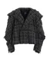 INK DYEING PLAID BOX JACKET B sold by Yohji Yamamoto