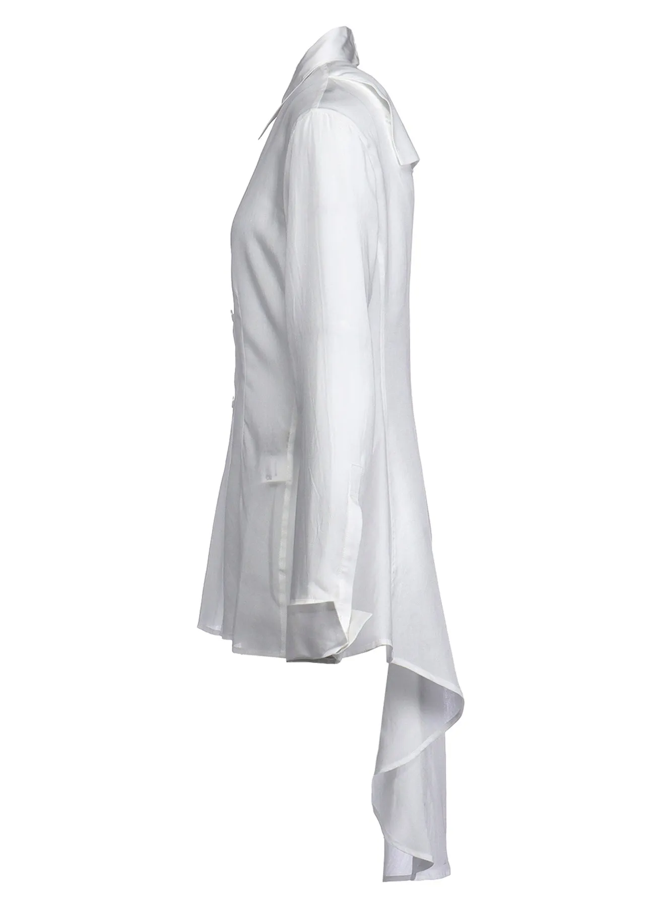 CELLULOSE POPLIN SAILOR CUTTING BLOUSE sold by Yohji Yamamoto product image thumbnail 3