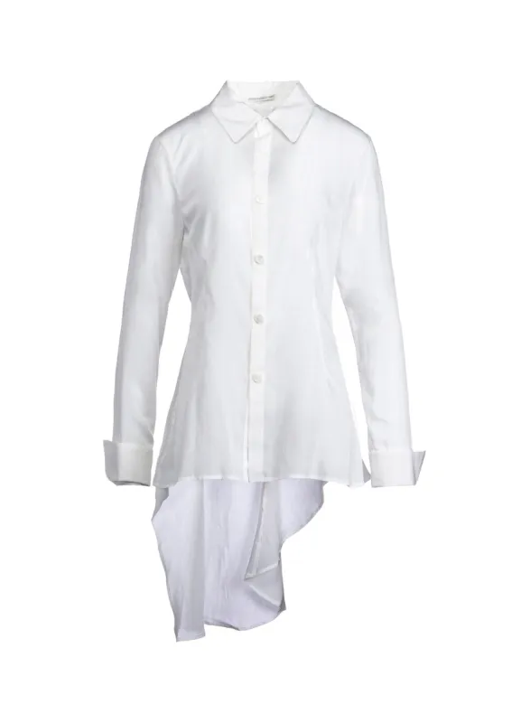 CELLULOSE POPLIN SAILOR CUTTING BLOUSE made by Yohji Yamamoto