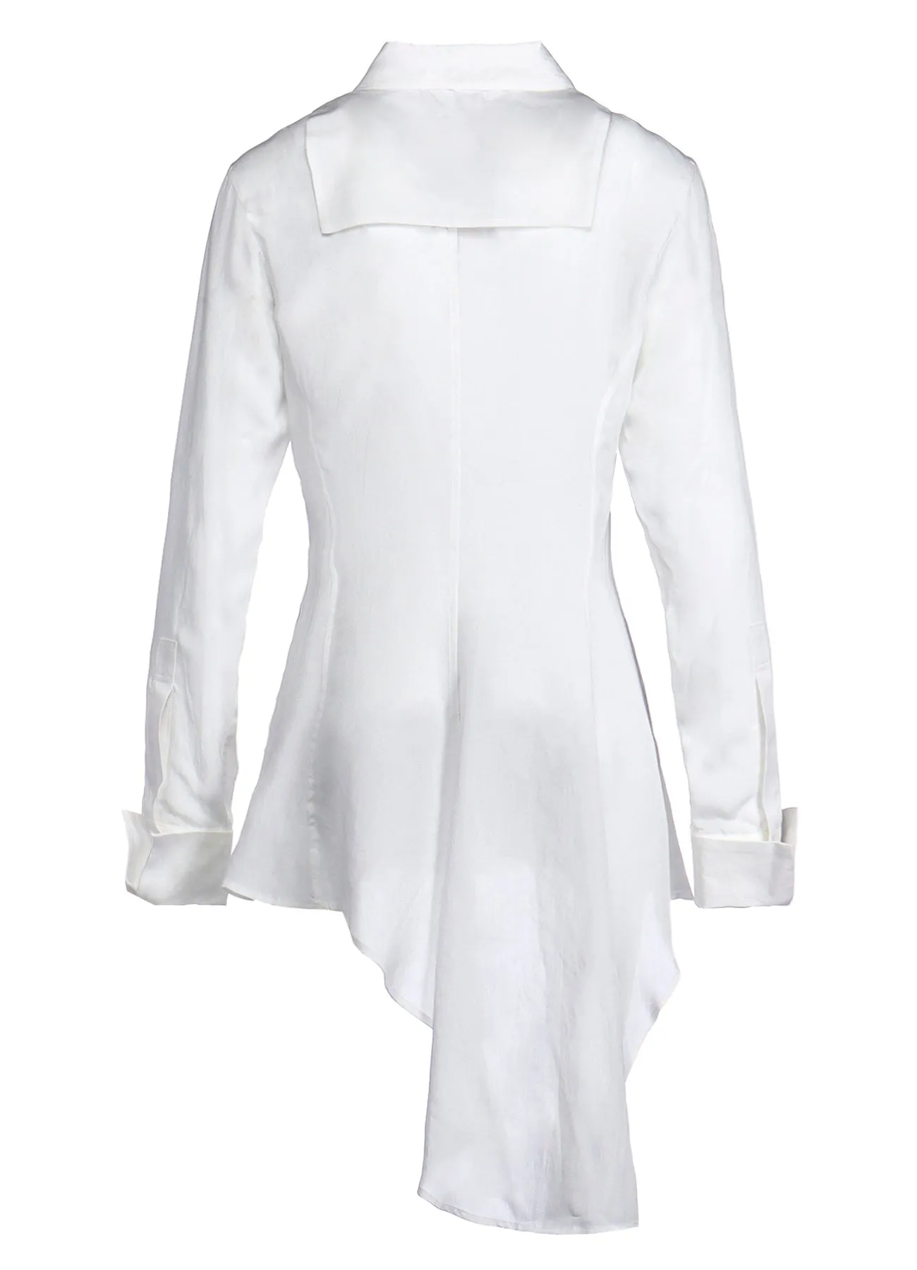 CELLULOSE POPLIN SAILOR CUTTING BLOUSE sold by Yohji Yamamoto product image thumbnail 4