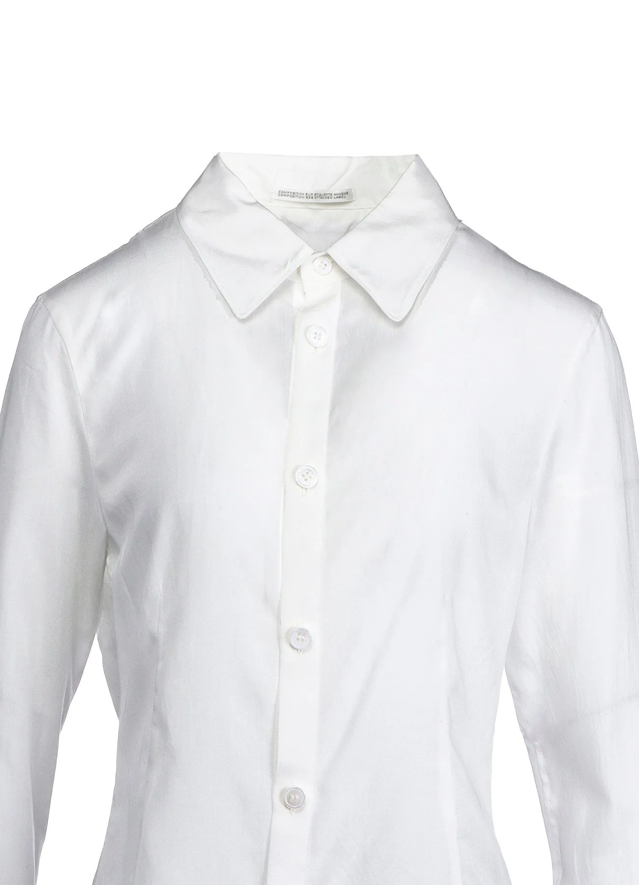 CELLULOSE POPLIN SAILOR CUTTING BLOUSE sold by Yohji Yamamoto product image thumbnail 5