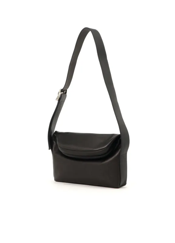 SMOOTH OIL LEATHER CLASP SHOULDER BAG S sold by Yohji Yamamoto