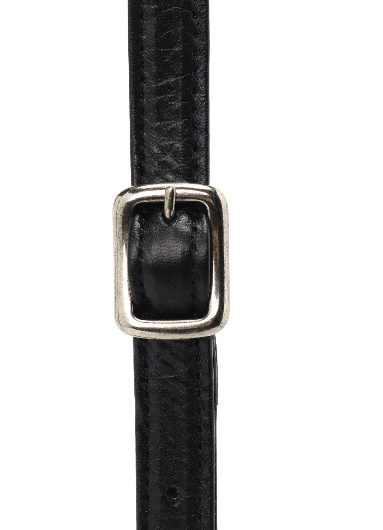 MATTE SMOOTH LEATHER METAL CLASP POCHETTE sold by Yohji Yamamoto product image thumbnail 5