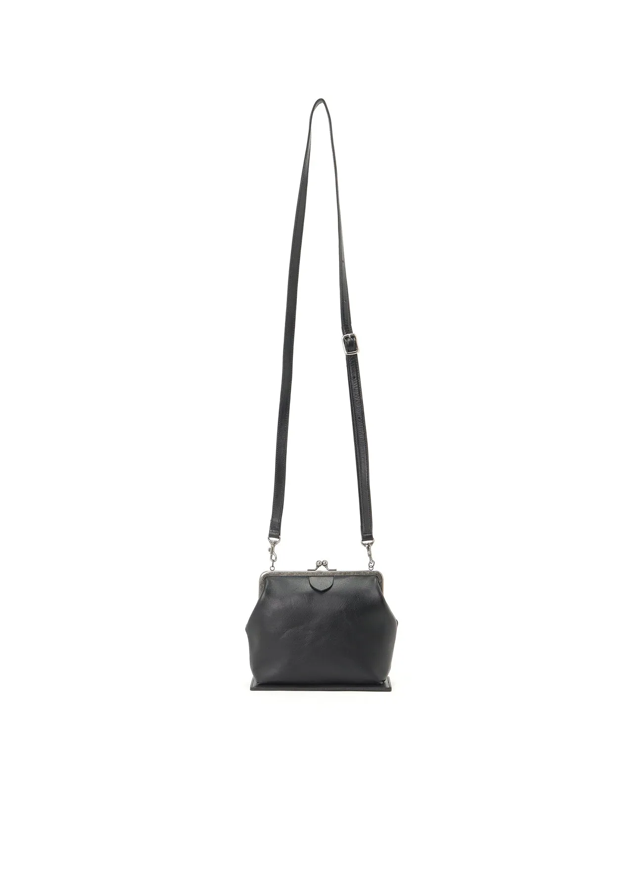 MATTE SMOOTH LEATHER METAL CLASP POCHETTE sold by Yohji Yamamoto