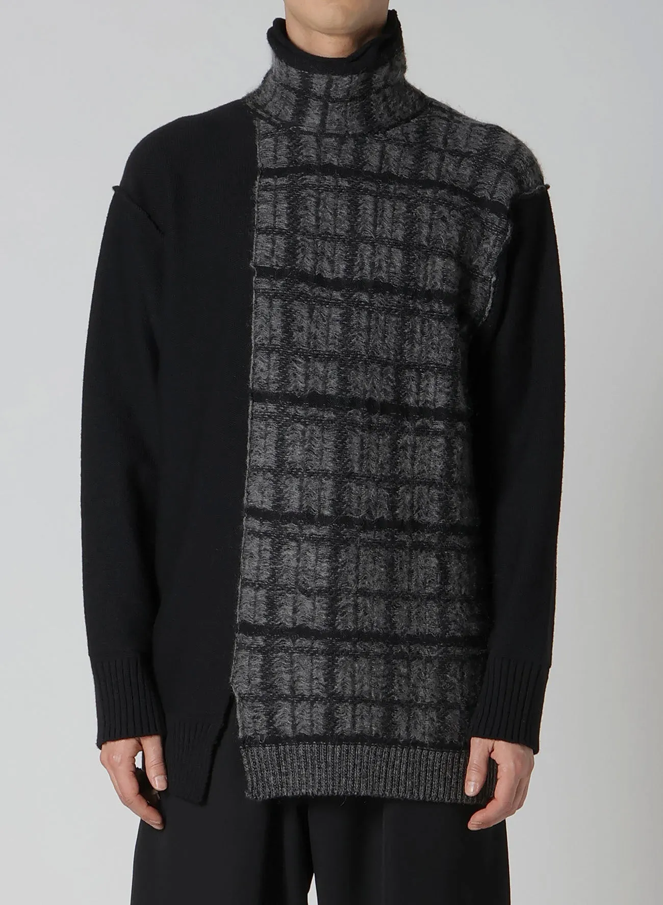 5GSJQ JERSEY SWITCHING HIGH NECK sold by Yohji Yamamoto product image thumbnail 2