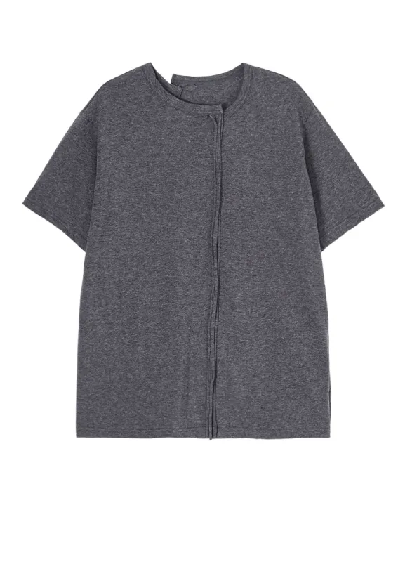 30/- COMBED SINGLE JERSEY RE VERTICAL PANEL SHORT S sold by Yohji Yamamoto