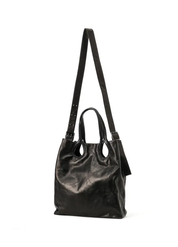HORSE GRAIN SHOULDER TOTE sold by Yohji Yamamoto