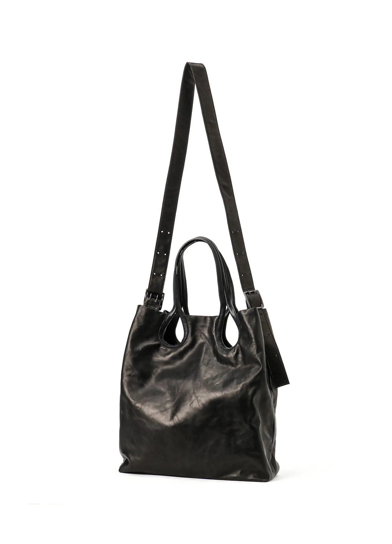 HORSE GRAIN SHOULDER TOTE sold by Yohji Yamamoto