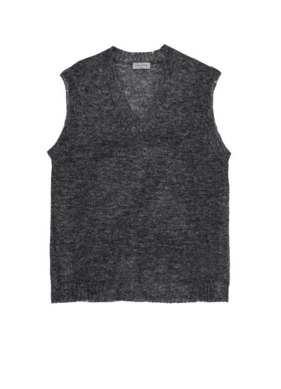 7G1P PLAIN STITCH V VEST made by Yohji Yamamoto