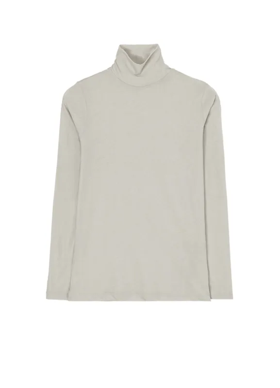 80/-HIGH GAUGE SINGLE JERSEY TURTLE NECK LONG SLV PO sold by Yohji Yamamoto