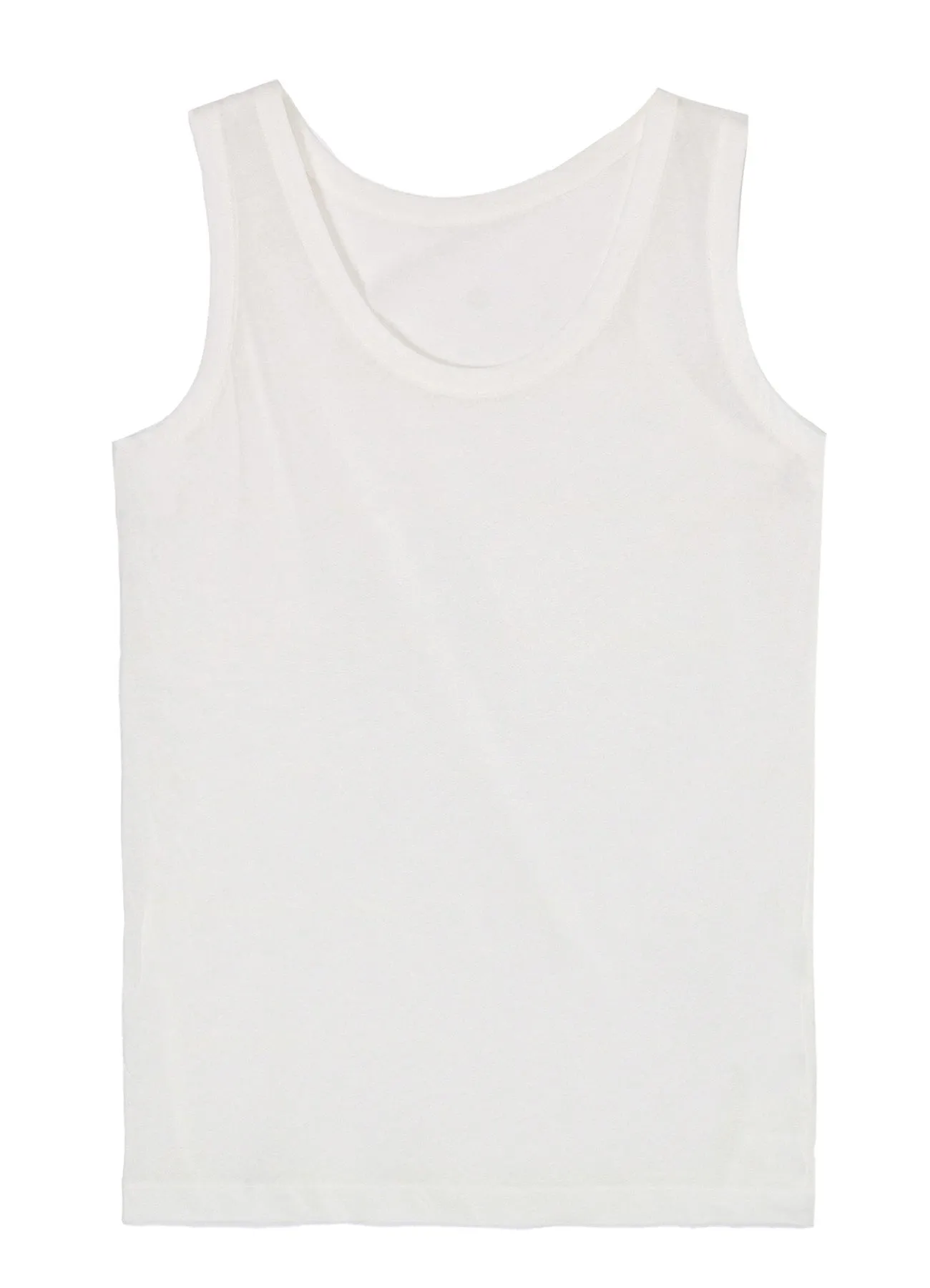 80/-HIGH GAUGE SINGLE JERSEY TANK TOP sold by Yohji Yamamoto product image thumbnail 2