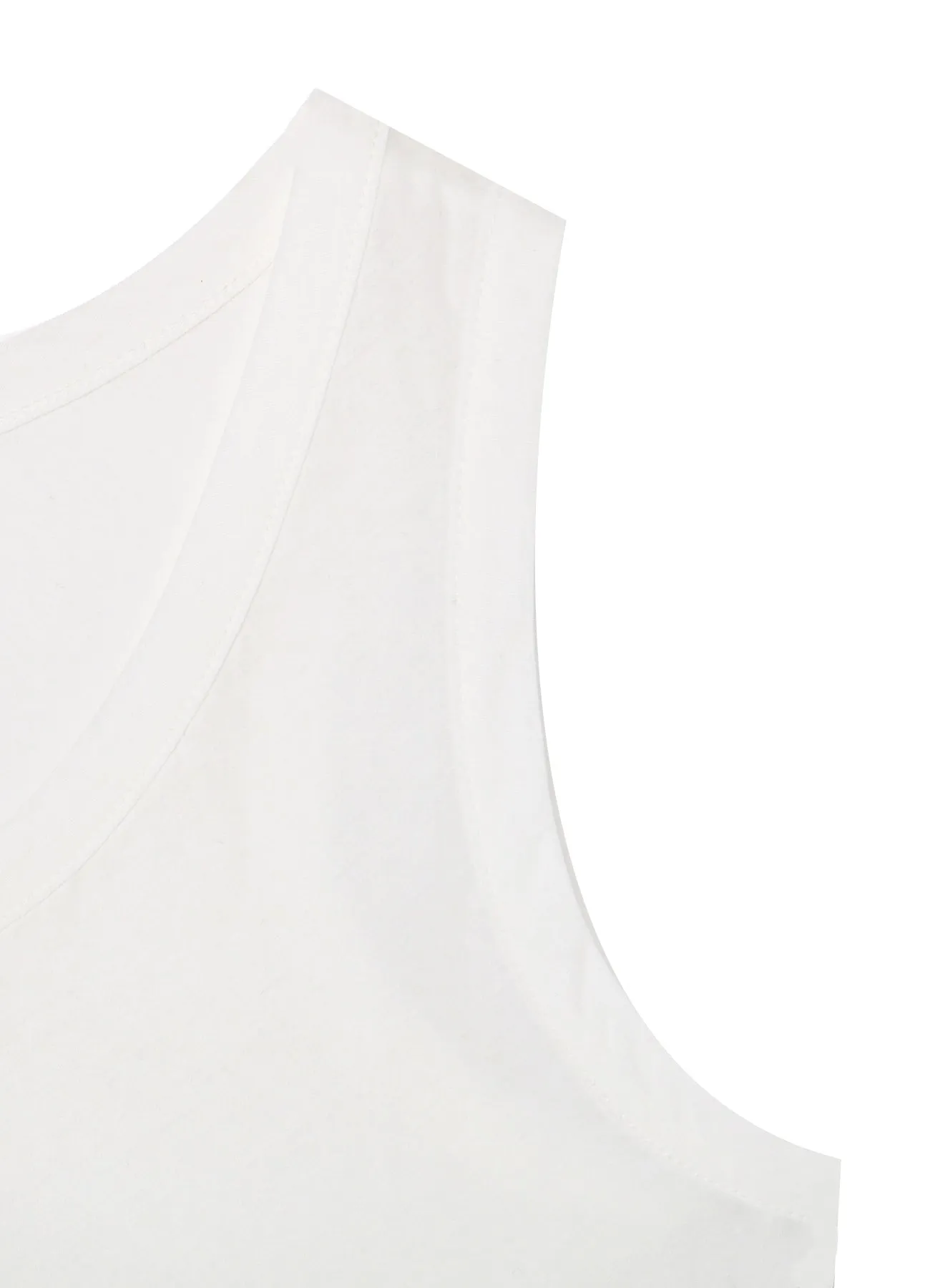 80/-HIGH GAUGE SINGLE JERSEY TANK TOP sold by Yohji Yamamoto product image thumbnail 5