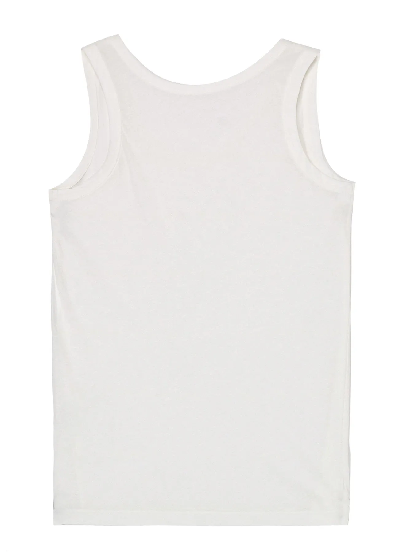 80/-HIGH GAUGE SINGLE JERSEY TANK TOP sold by Yohji Yamamoto product image thumbnail 3