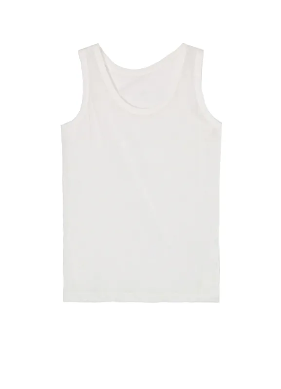 80/-HIGH GAUGE SINGLE JERSEY TANK TOP made by Yohji Yamamoto
