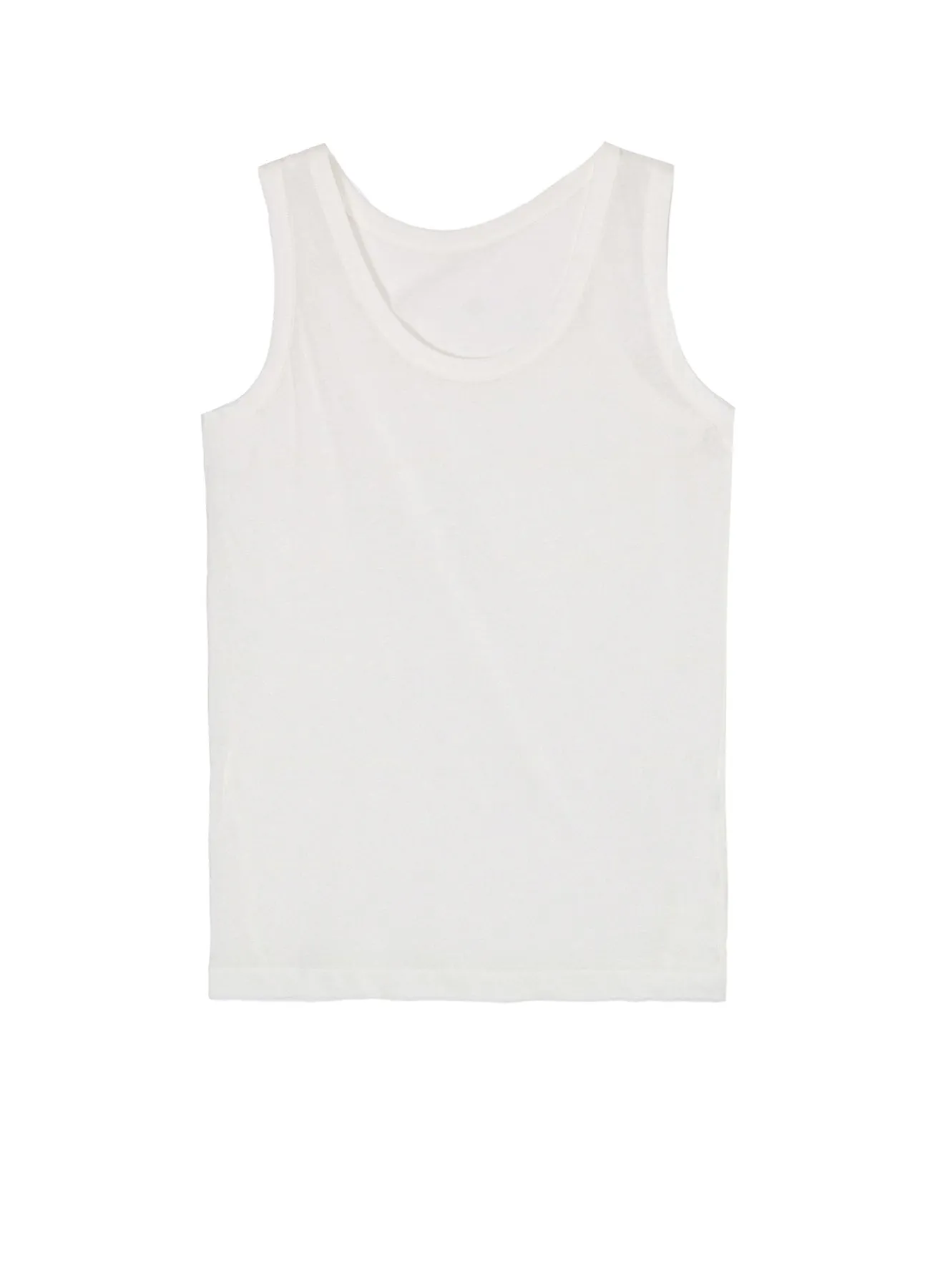 80/-HIGH GAUGE SINGLE JERSEY TANK TOP sold by Yohji Yamamoto