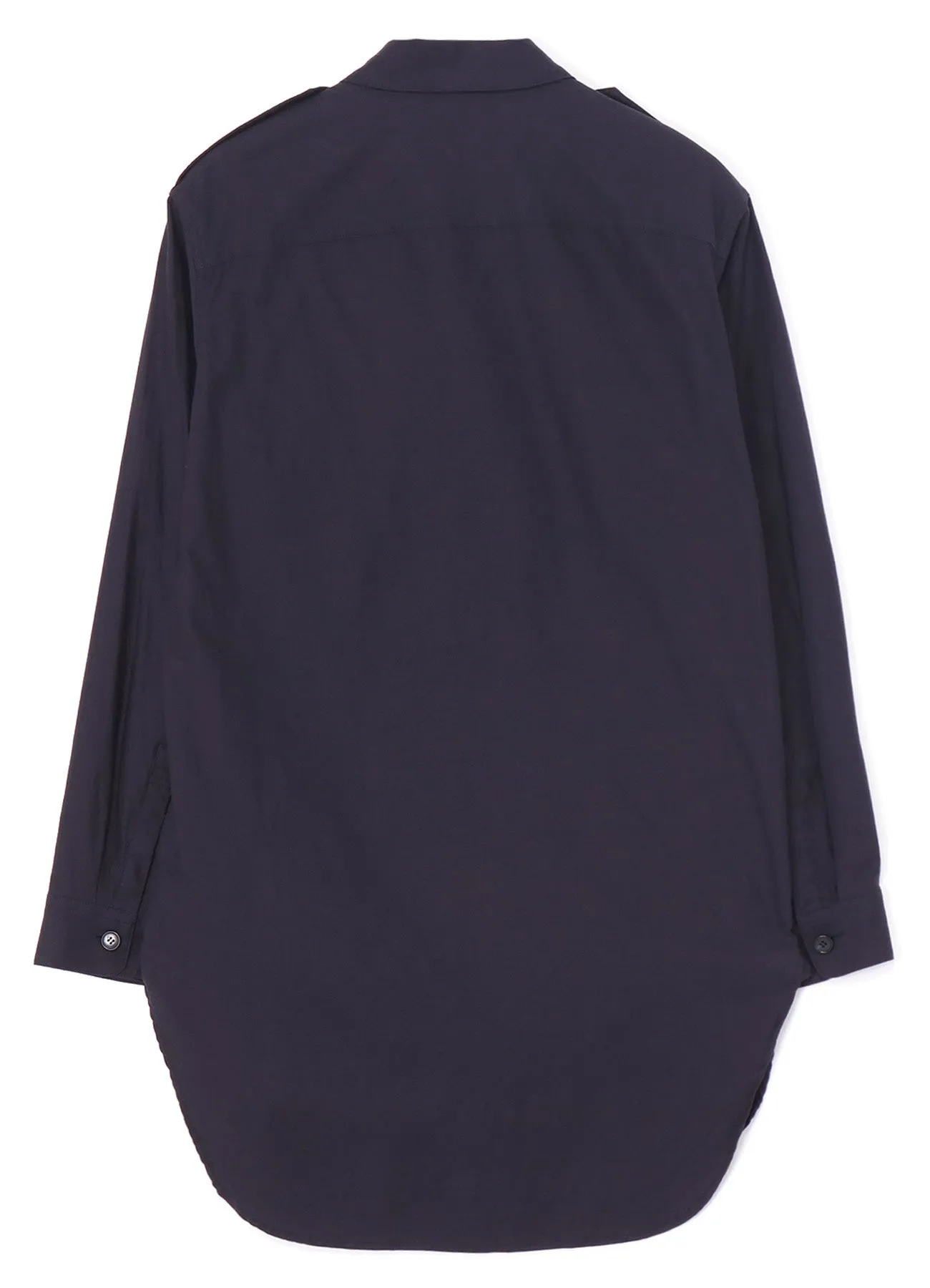 COTTON TWILL SHIRT WITH EPAULETTES sold by Yohji Yamamoto product image thumbnail 3