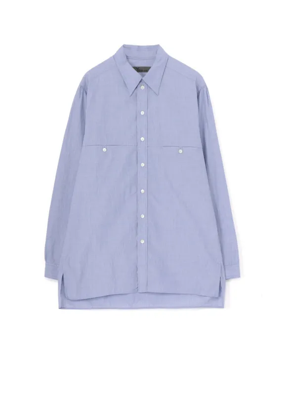 CHAIN STITCHED SHIRT WITH FRONT PANEL sold by Yohji Yamamoto
