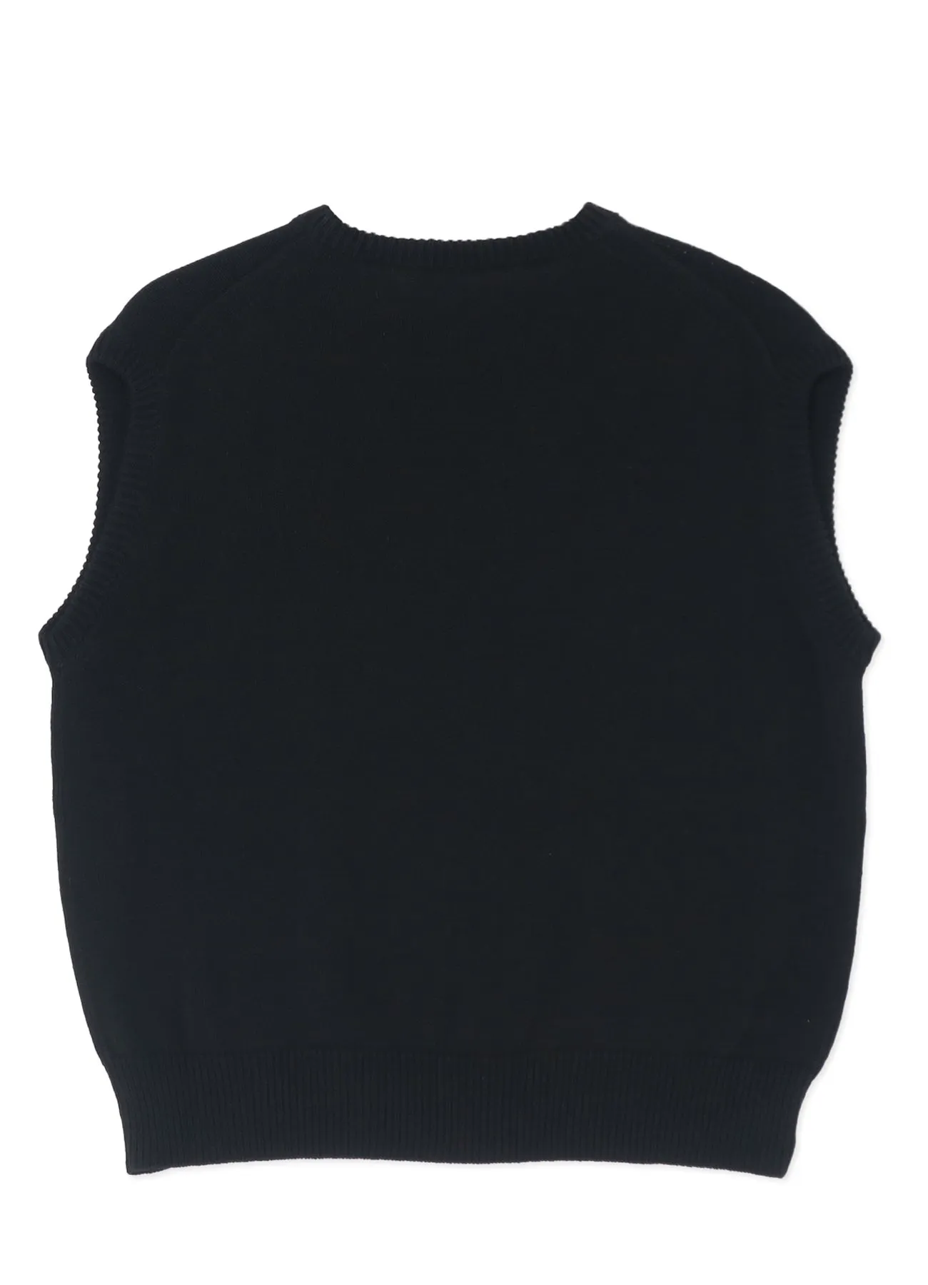 COTTON/LINEN 30/2 PLAIN KNIT VEST sold by Yohji Yamamoto product image thumbnail 3