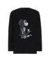 "FLOWERS AND LANTERNS" UKIYO-E GRAPHIC LONG-SLEEVED T-SHIRT sold by Yohji Yamamoto
