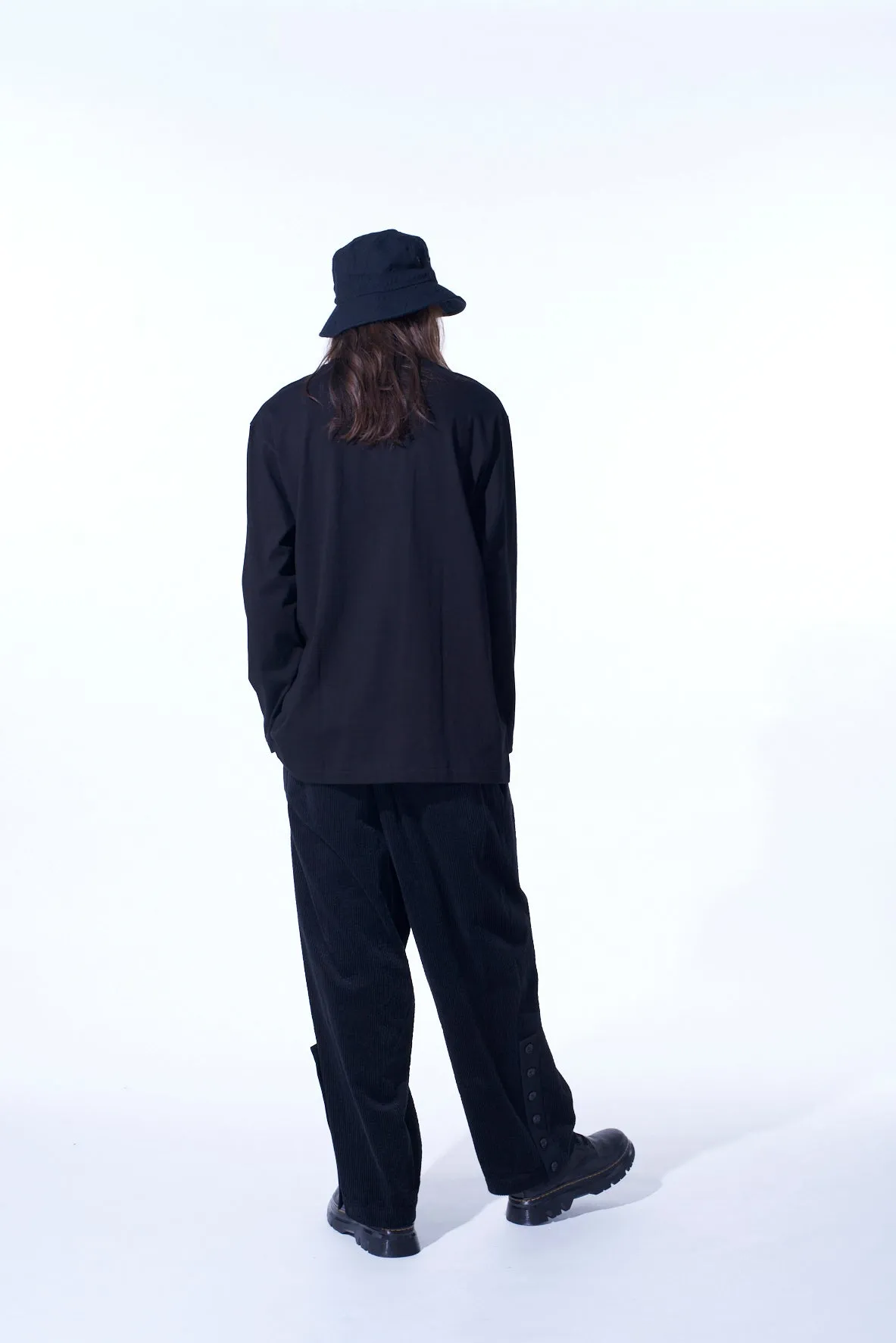 "THREE DEMONS" GRAPHIC LONG-SLEEVED T-SHIRT sold by Yohji Yamamoto product image thumbnail 5