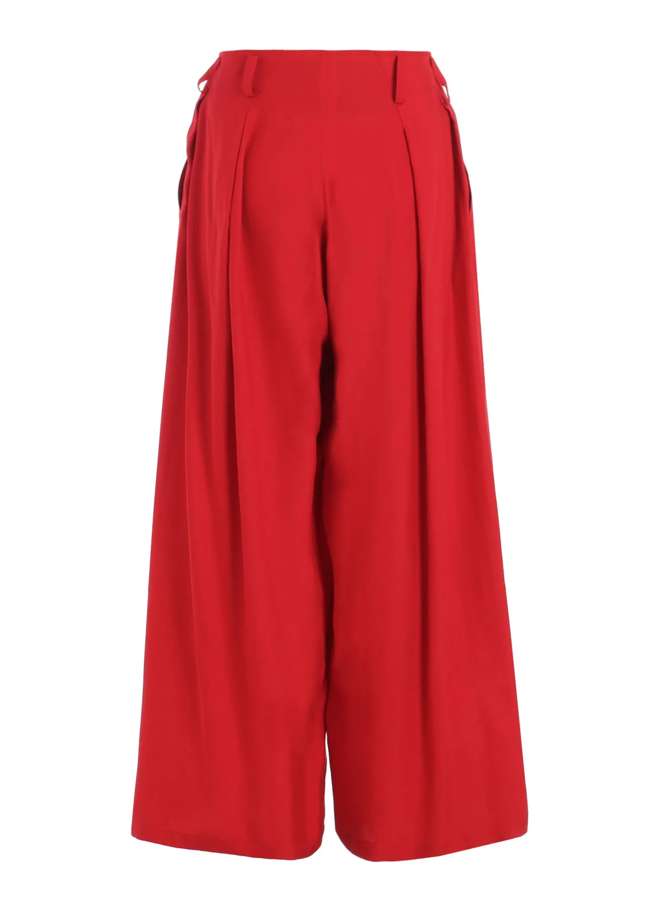BACK SATIN CROSS WIDE TUCK PANTS sold by Yohji Yamamoto product image thumbnail 3