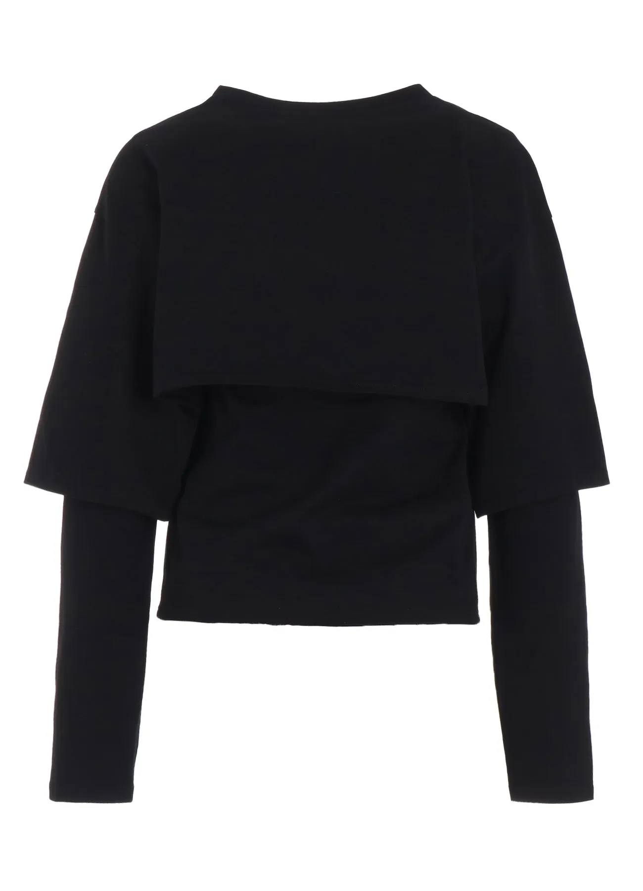 LOGO COLLAGE PRINTED LAYERED SEPARATE LONG SLEEVE T-SHIRT sold by Yohji Yamamoto product image thumbnail 5
