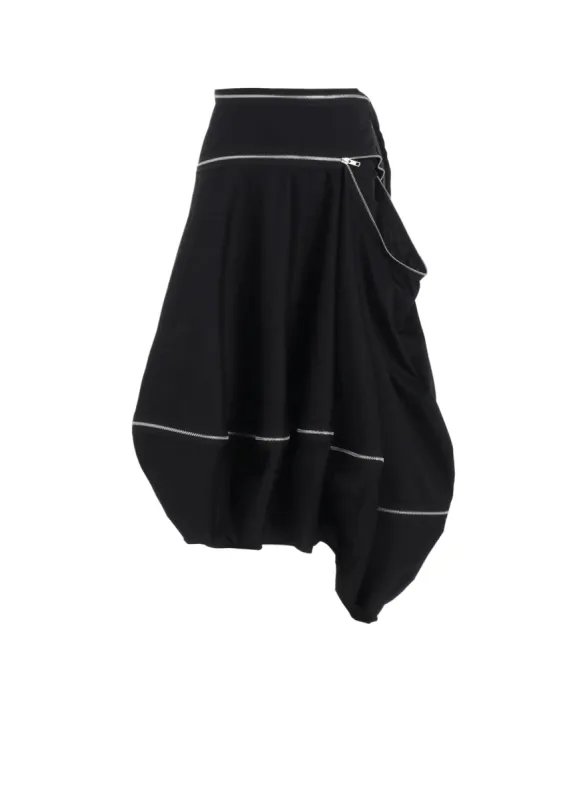 FASTENER SKIRT made by Yohji Yamamoto