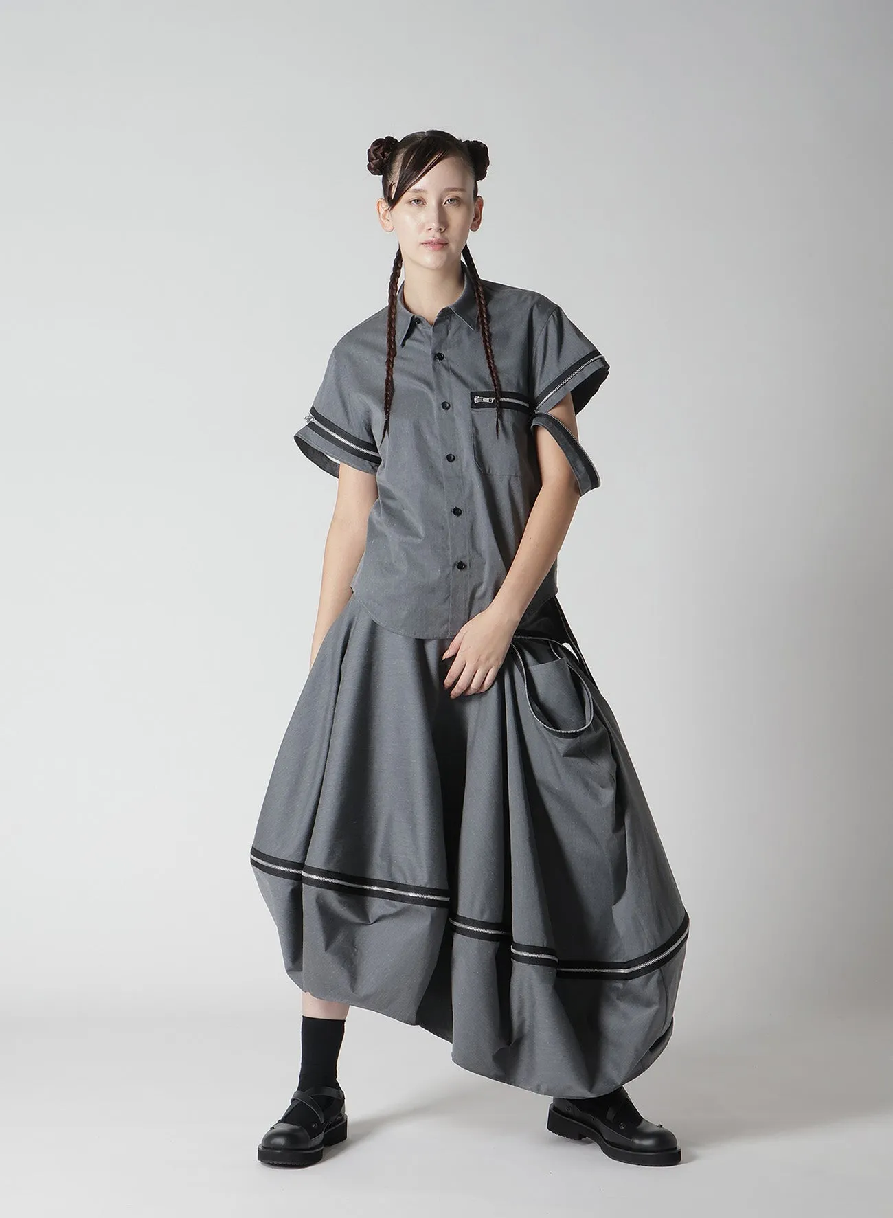FASTENER SKIRT sold by Yohji Yamamoto product image thumbnail 4