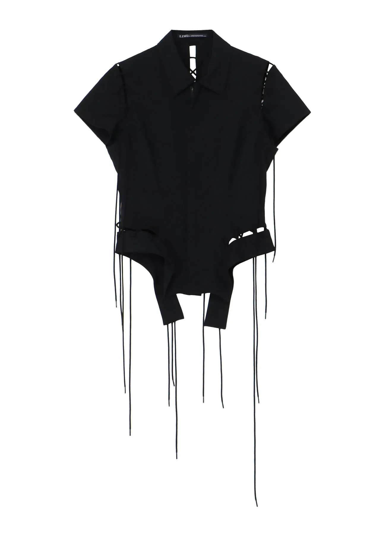 WOOL GABARDINE LACE-UP JACKET B sold by Yohji Yamamoto product image thumbnail 2