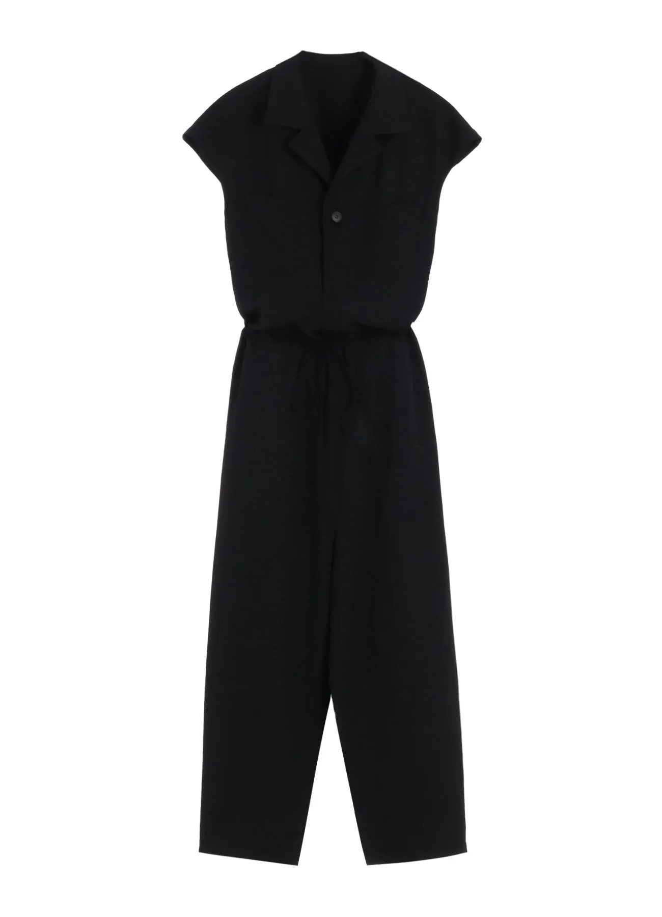 WOOL GABARDINE OPEN COLLOR OVERALLS sold by Yohji Yamamoto product image thumbnail 2