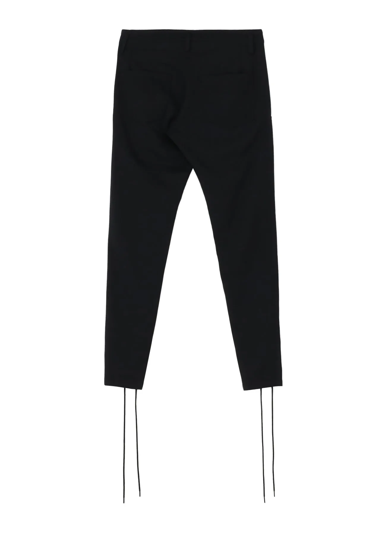 WOOL GABARDINE LACE-UP PANTS sold by Yohji Yamamoto product image thumbnail 3
