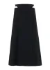 WOOL GABARDINE WAIST BELT SKIRT sold by Yohji Yamamoto