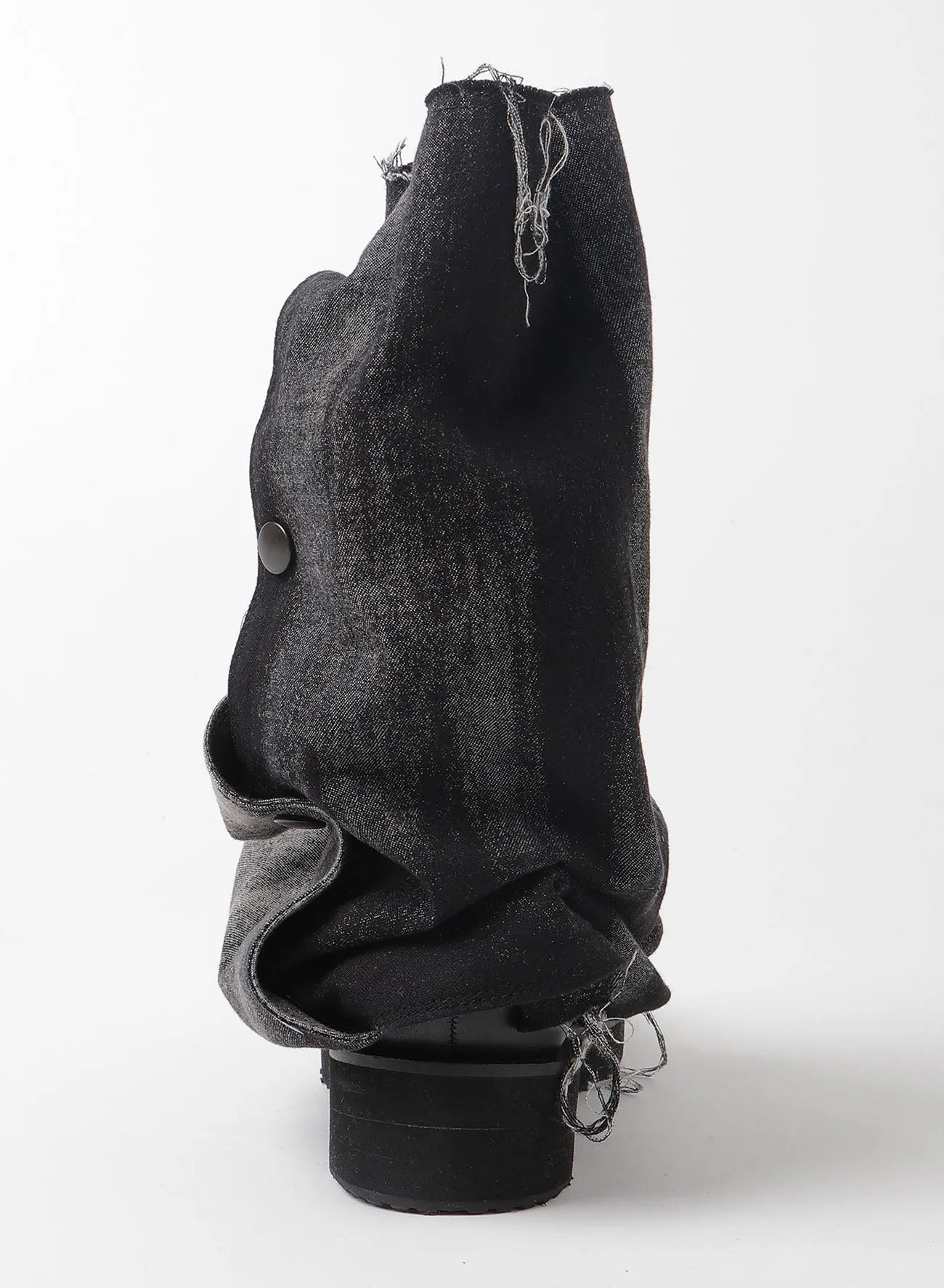GRAY DENIM WITH CHROME MUFFLER DOT SHOES sold by Yohji Yamamoto product image thumbnail 4