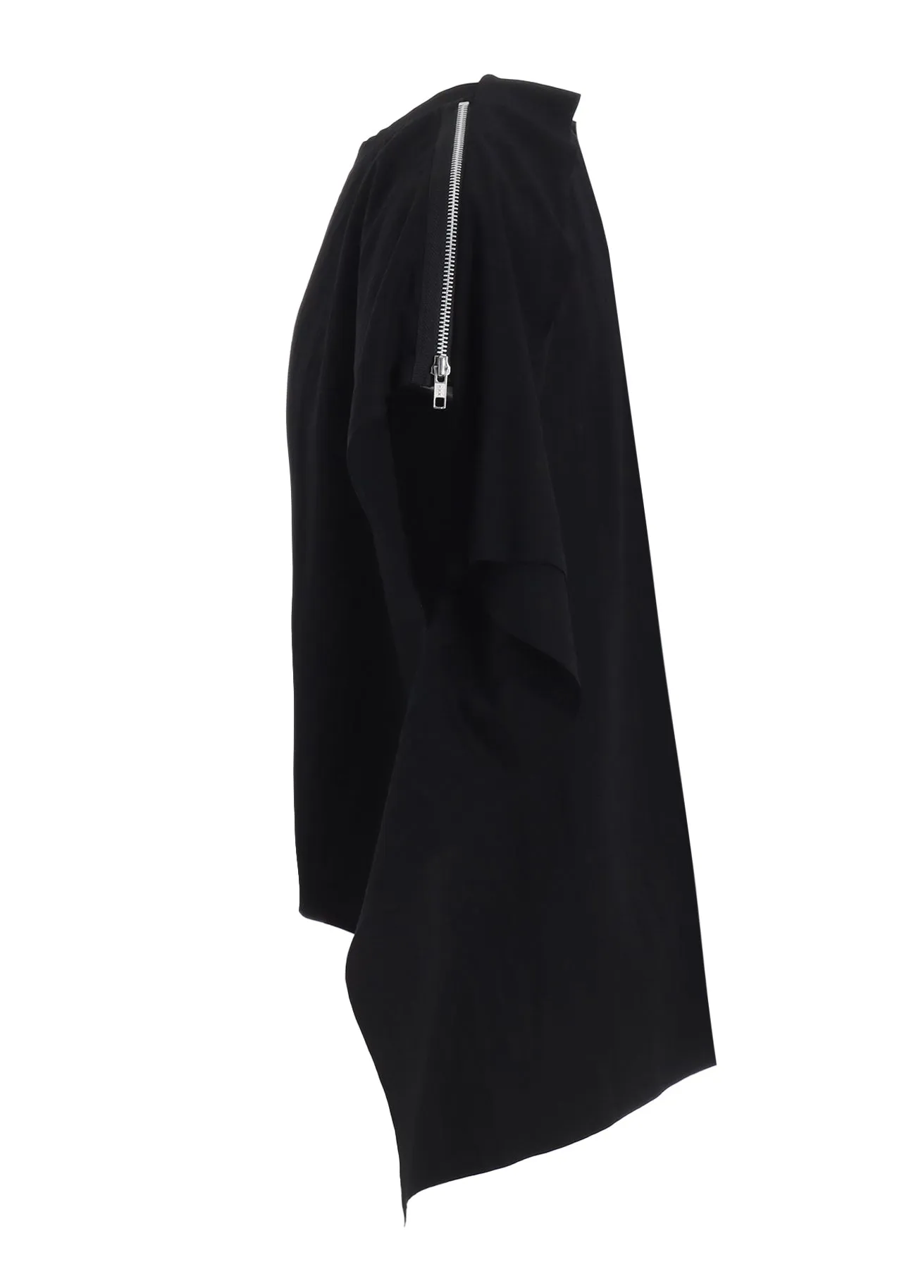 NATURAL SMOOTH SQUARE ZIP T-SHIRT sold by Yohji Yamamoto product image thumbnail 3