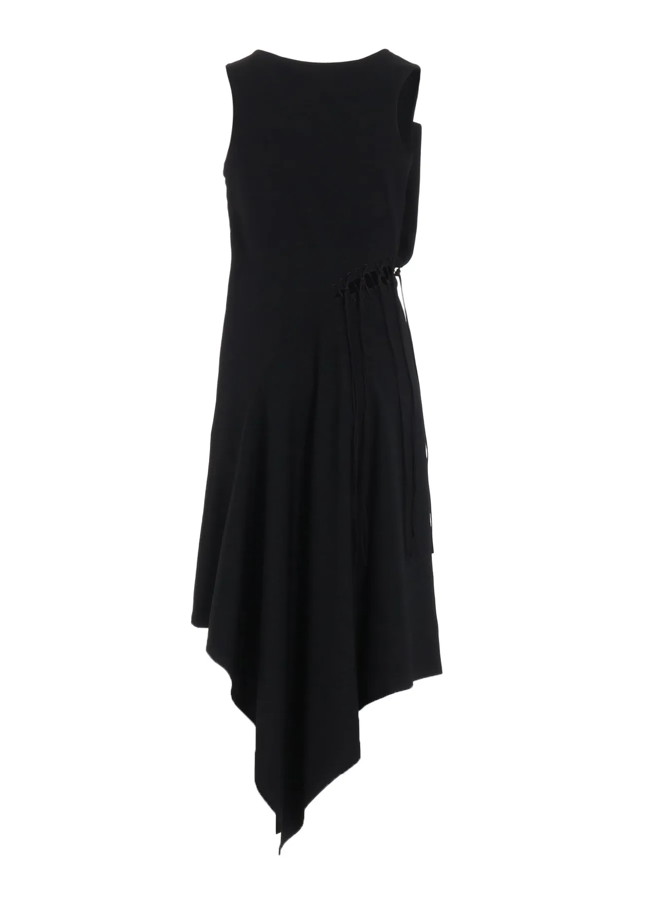 WOOL GABARDINE WAIST LAVE-UP DRESS sold by Yohji Yamamoto product image thumbnail 3