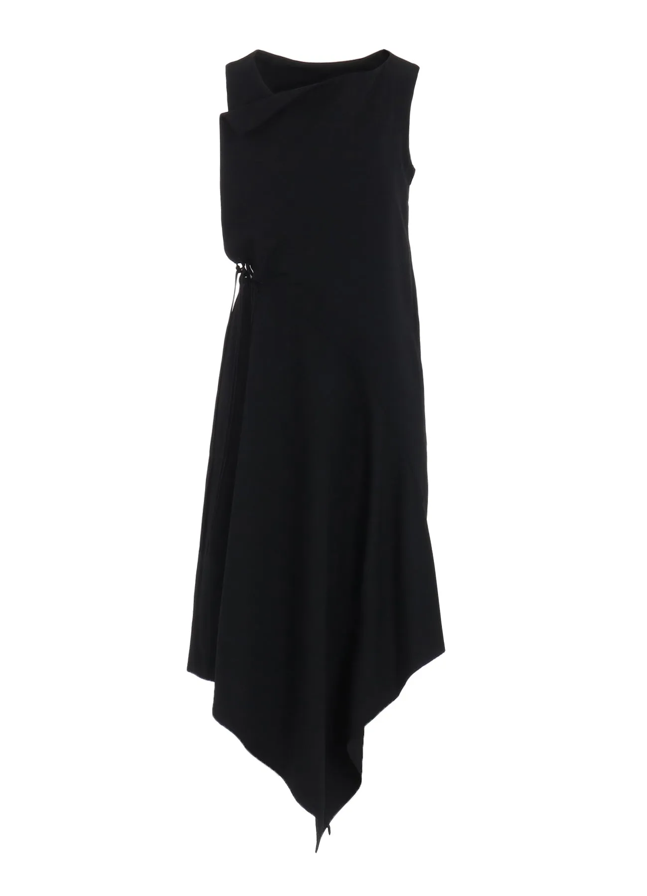 WOOL GABARDINE WAIST LAVE-UP DRESS sold by Yohji Yamamoto product image thumbnail 2