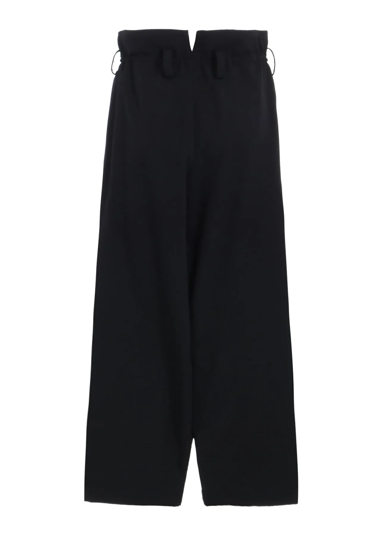 WOOL GABARDINE WAIST STRING TUCK PANTS sold by Yohji Yamamoto product image thumbnail 3