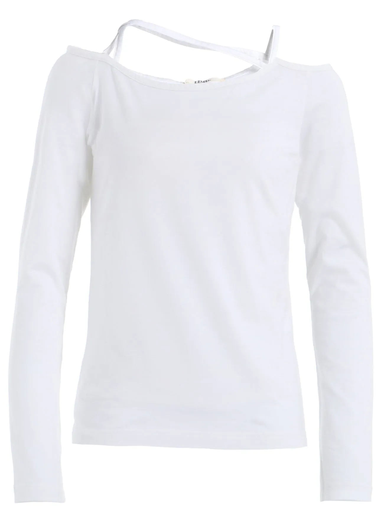 PLAIN STITCH STRING DETAIL LONG SLEEVE T-SHIRT sold by Yohji Yamamoto product image thumbnail 2