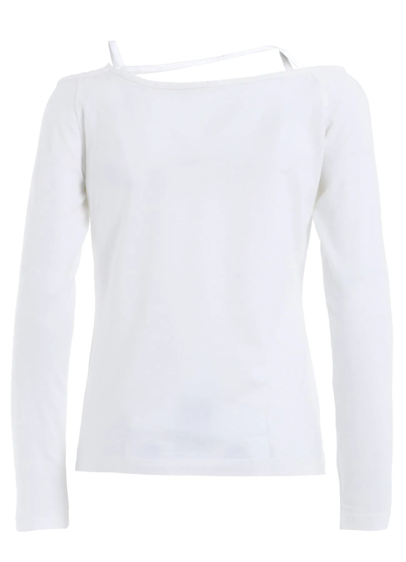 PLAIN STITCH STRING DETAIL LONG SLEEVE T-SHIRT sold by Yohji Yamamoto product image thumbnail 4
